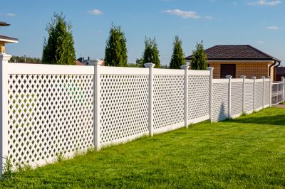 Lattice Vinyl Fence